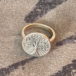 QVC Steven Lavaggi solid 925 Sterling Tree of Life ring